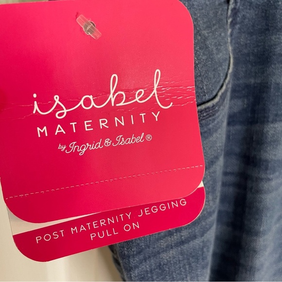 Isabel Maternity Blue Pull-on Jeggings with Stretch Size 18 New Post maternity - Picture 4 of 7